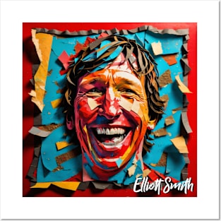 Elliott Smith // Paper Art Posters and Art